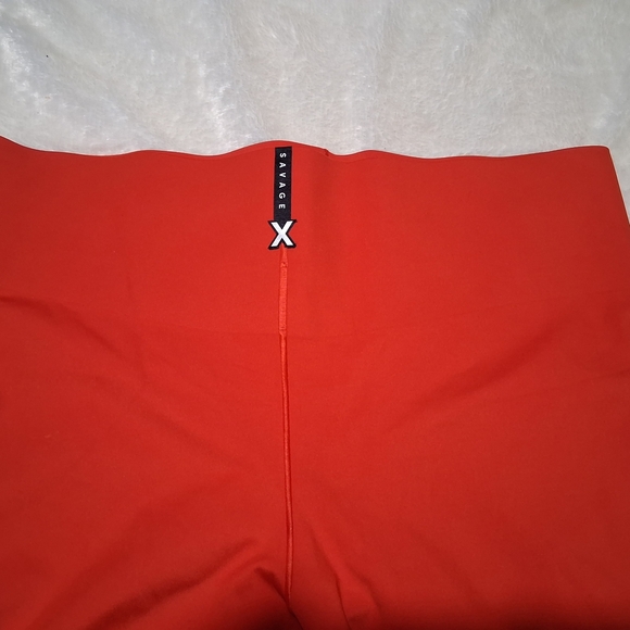 Savage X Fenty Red Straight Leg Jeans - Picture 5 of 7